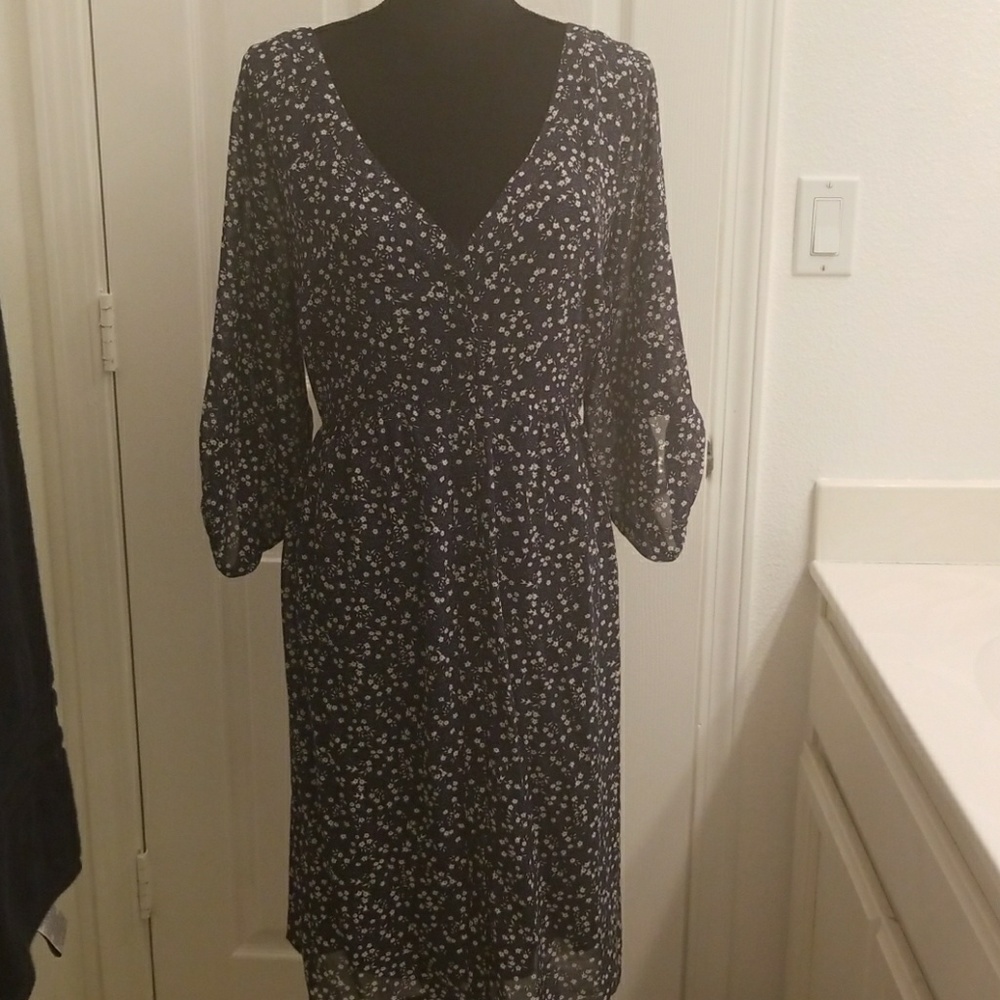 TORRID PLUS size Sheer empire waist dress